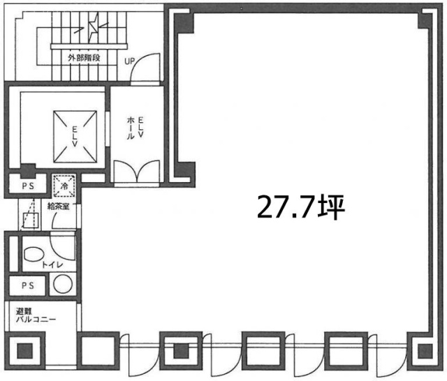 伊勢伊ビル4F 間取り図