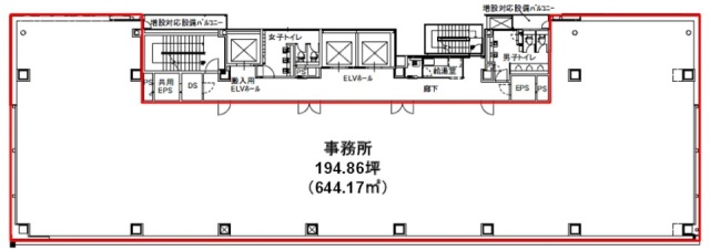 いちご日本橋イースト(G-PLACE日本橋)ビル6F 間取り図