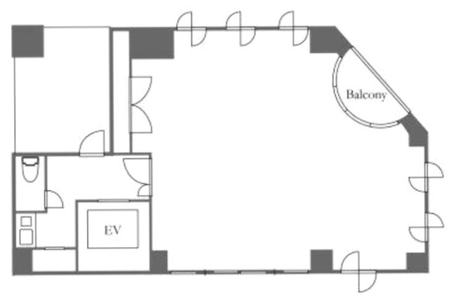 ヒタチビル5F 間取り図