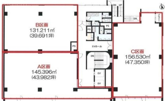 中野スプリングビルC 間取り図