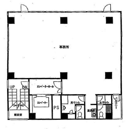 山田ラインビルⅢ6F 間取り図
