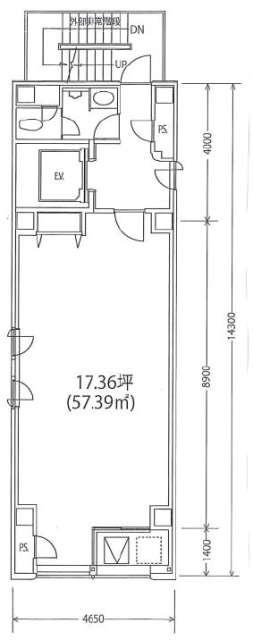 アサコ銀座ビル7F 間取り図