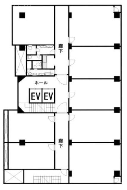 岩月ビル407 間取り図