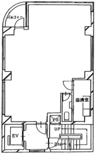 井門内神田三丁目ビル3F 間取り図
