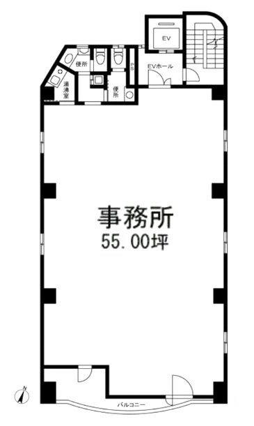 本郷T&Sビル2F 間取り図