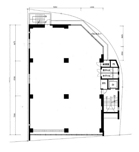 新中央ビル京橋601 間取り図