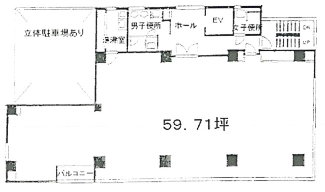 関内山本ビル4F 間取り図