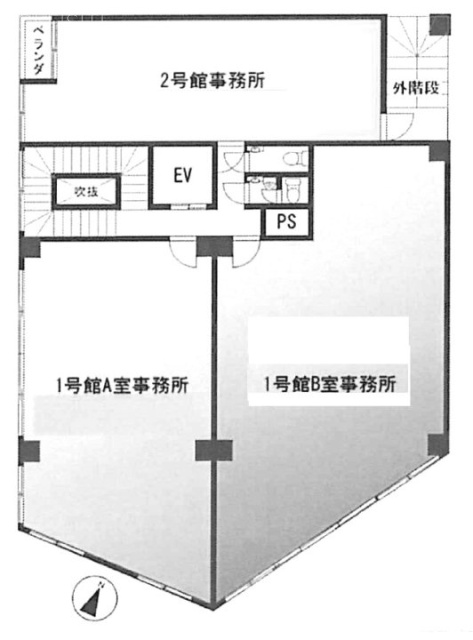 三ツ星ビル1号館A 間取り図