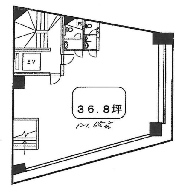 渋谷センタービル6F 間取り図