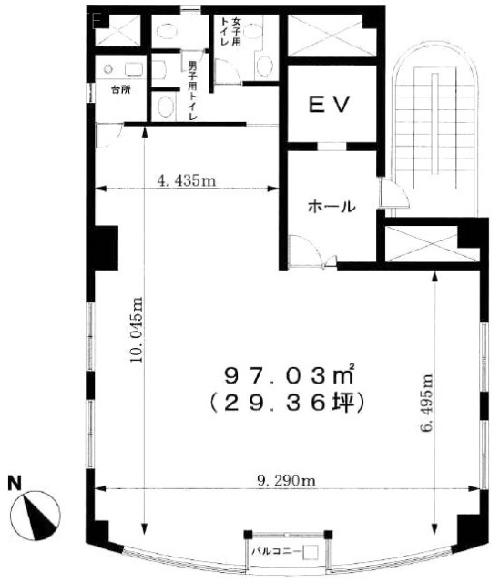 信濃路ビル7F 間取り図