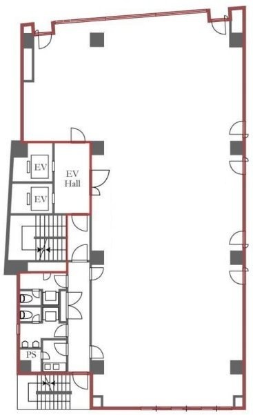 白金台ビル3F 間取り図