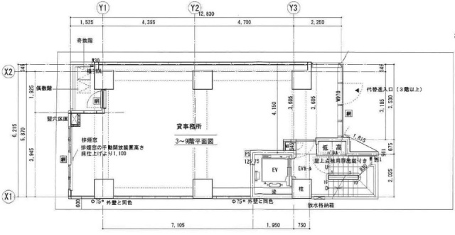 (仮)芝大門一丁目新築ビル3F 間取り図