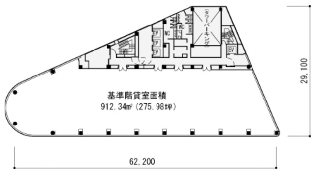 アーバンネット大森ビル7F 間取り図