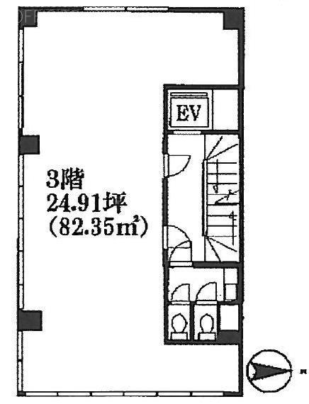 第三辻ビル5F 間取り図