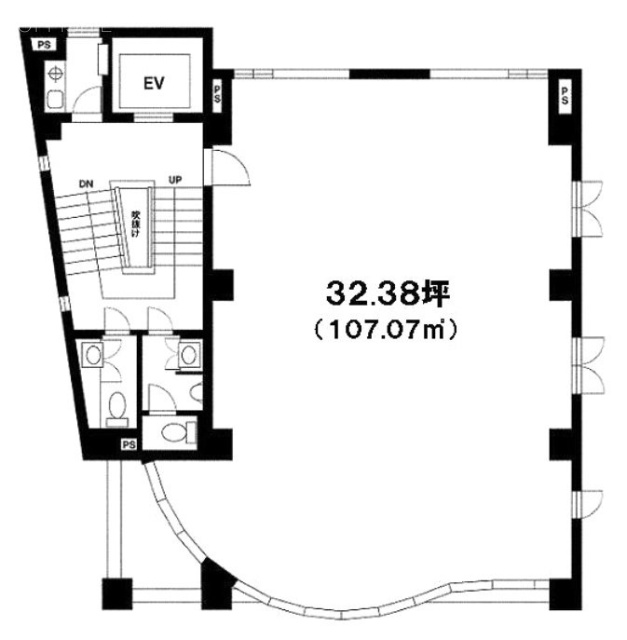 上永ビル2F 間取り図