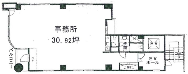 新橋MMビル6F 間取り図