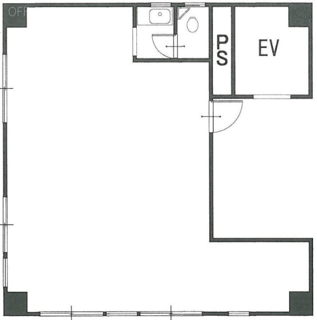 京橋宏陽ビル6F 間取り図