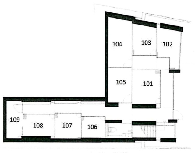 BASE南青山105 間取り図