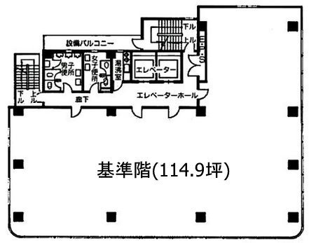 サンフィールドビル7F 間取り図