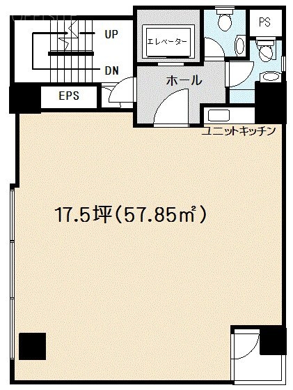 第2早川ビル4F 間取り図