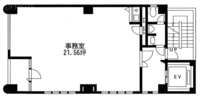 横浜フジタビル6F 間取り図