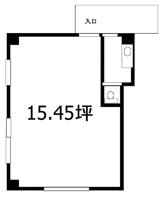 大雅ビル4F 間取り図