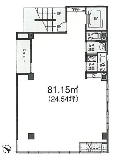 ユーキトレーディングビル3F 間取り図