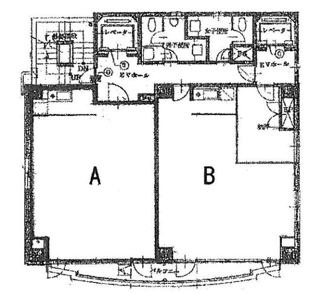 兜町MOCビル2F 間取り図