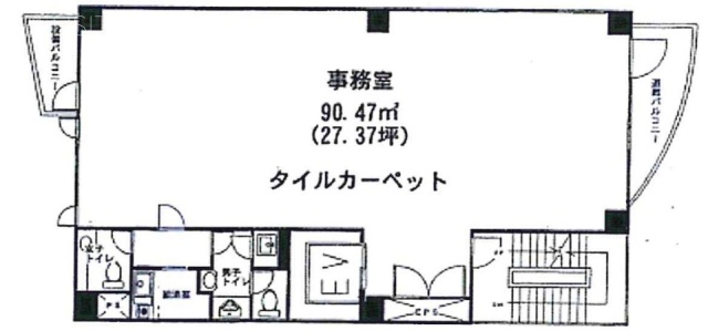 NKCビルディング8F 間取り図