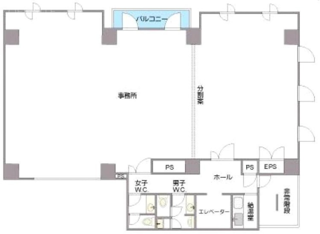 トーソービル6F 間取り図