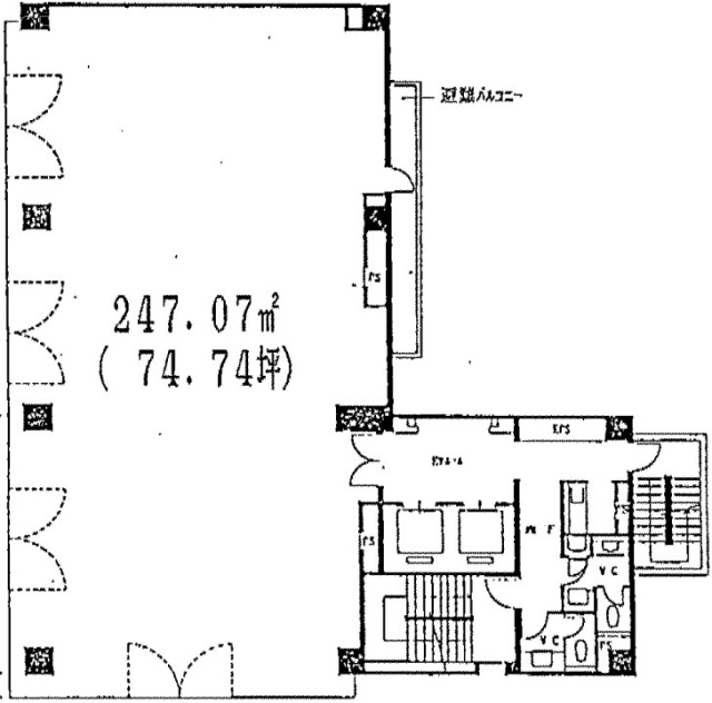 住友東新橋ビル5号館7F 間取り図