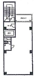 風越元麻布ビル2F 間取り図