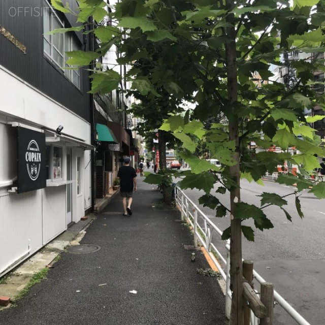 TS代々木アネックス ビル前面道路
