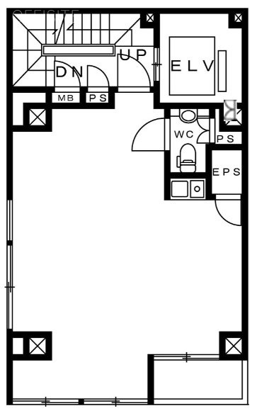 マリアナ飯田橋Eastビル6F 間取り図