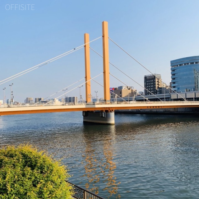 大樹生命新大橋ビル 隅田川