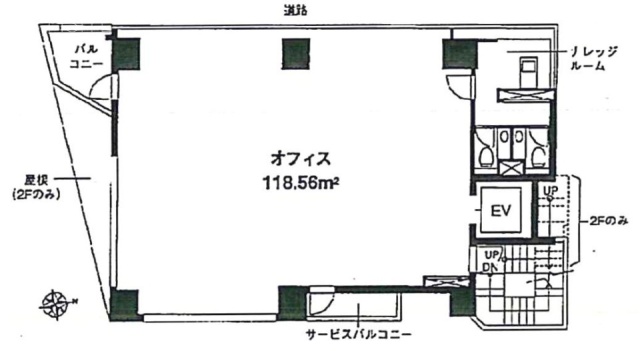 エース九段ビル4F 間取り図