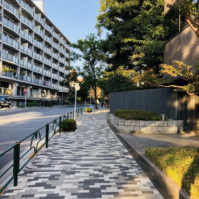青山サンライトビル ビル前面道路