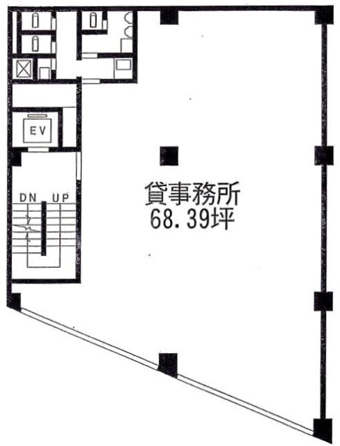 第1西池ビル7F 間取り図