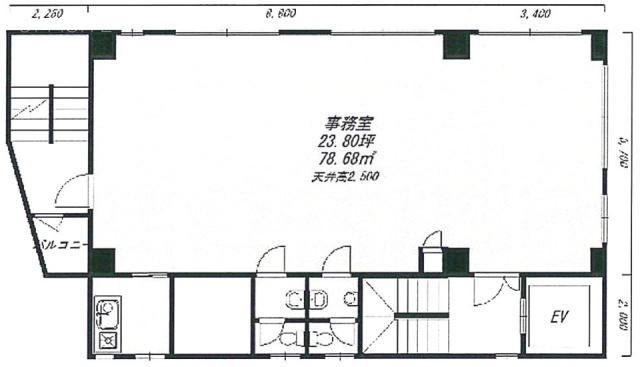 相光ビル6F 間取り図