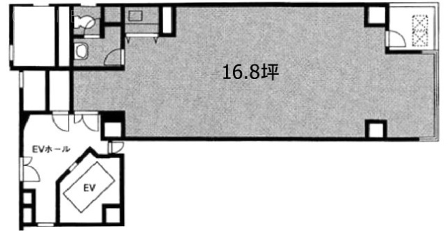 成瀬秋葉原ビル4F 間取り図