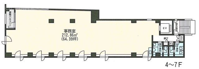 VORT末広町6F 間取り図