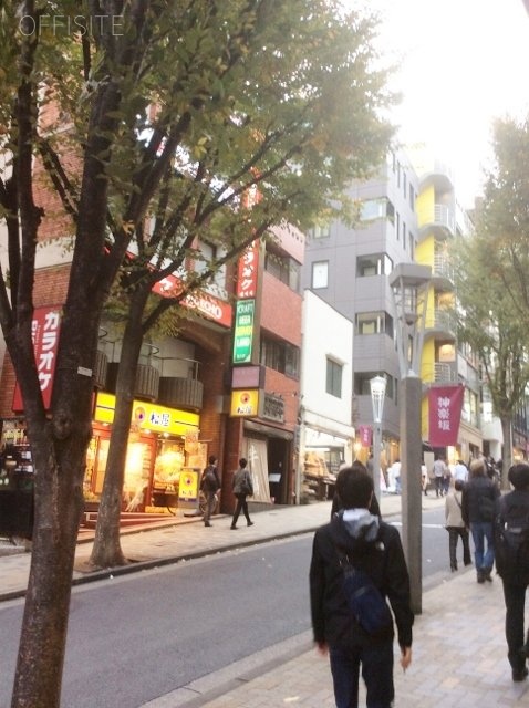 神楽坂ビル ビル周辺道路