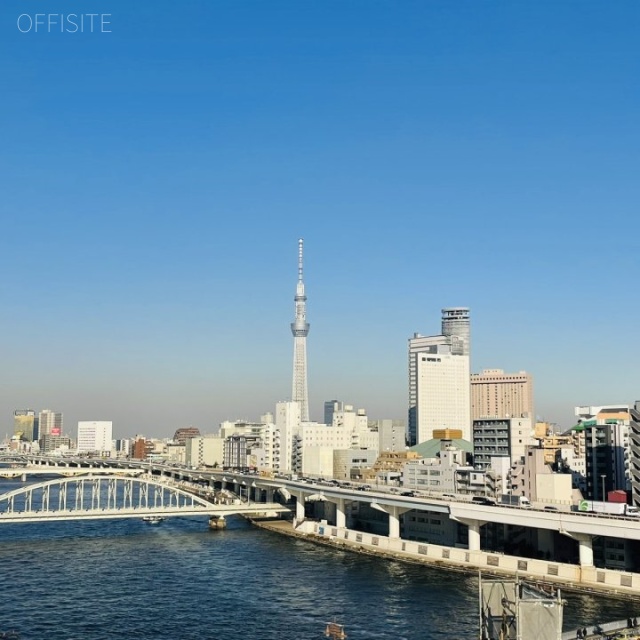 クロスシー東日本橋 屋上テラスからの眺望