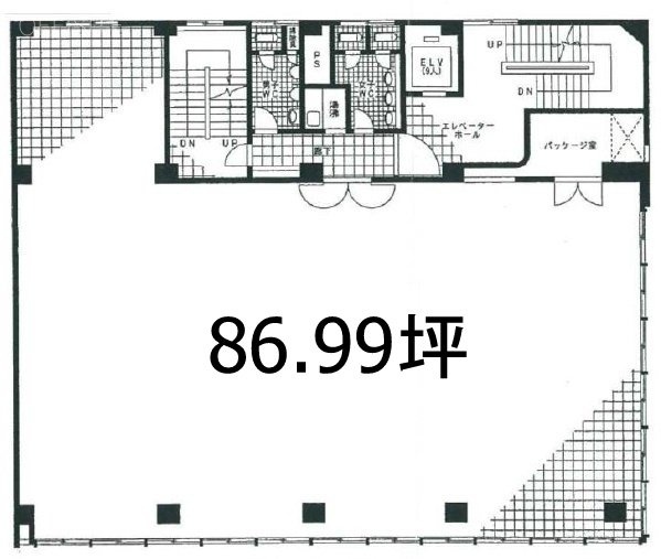 大信秋山ビル4F 間取り図