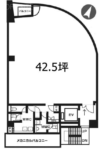 BC神南PROPERTY8F 間取り図