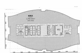 汐留シティセンター900 間取り図