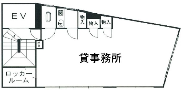 田沼第一ビル4F 間取り図