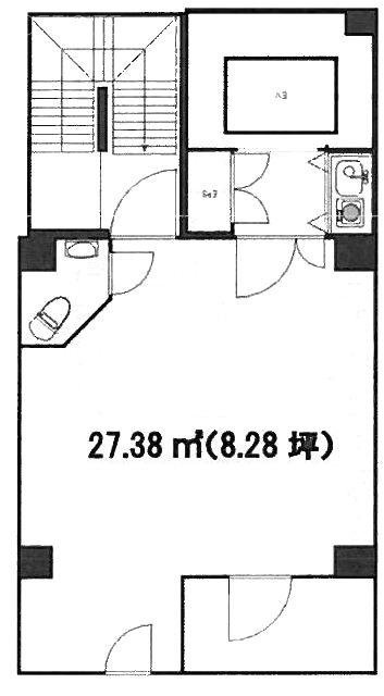 ブライティング神田ビル7F 間取り図
