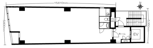 天間ビル2F 間取り図