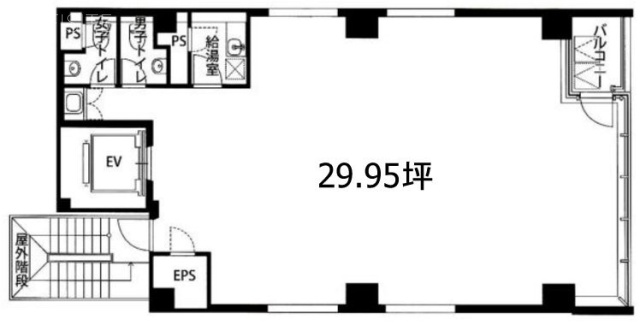 FPG links GINZA1F 間取り図